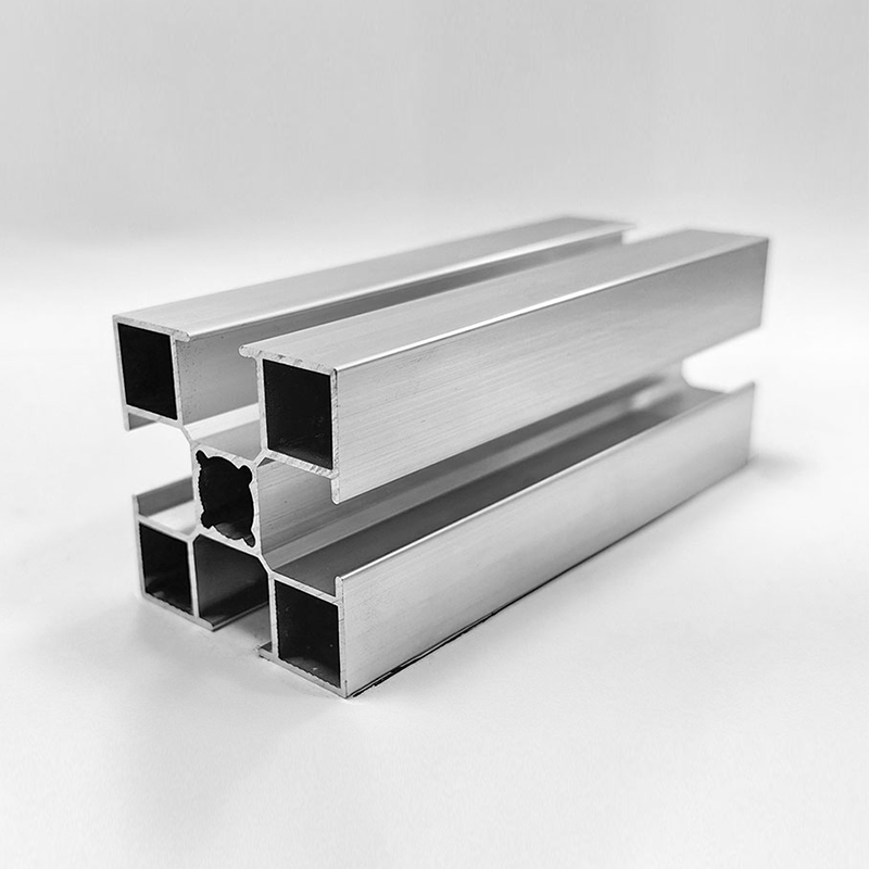 HS-8-4040GLL Ultra-Thin-Walled Square-Slot 4040 Próifíl Alúmanam, Tiús Balla 1.2mm, Sliotán 8.8mm Leathan, Φ10.6 Trastomhas Poll Mór Alúmanam Tionsclaíoch